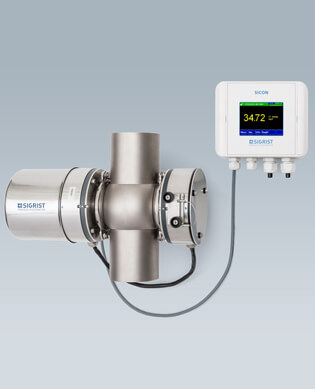 Colour measurement instrument in standard Varivent® housing and SICON touch screen control unit.