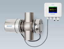 Colour measurement instrument with standard Varivent® housing and SICON touch screen control unit.